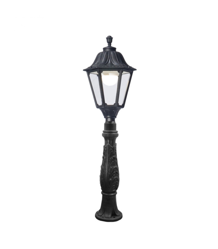 Lafet Bollard Post Light Noemi E27 30W Black IP55