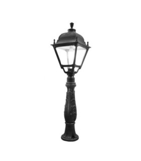 Lafet Bollard Post Light Simon E27 30W Black IP55