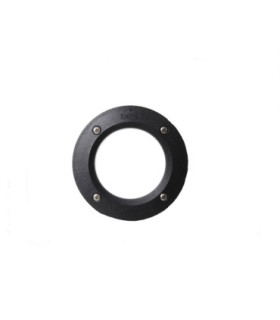Leti 100mm Round Opal LED GX53 3W CCT Recessed Wall Light Black IP66