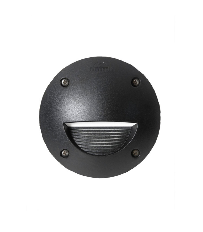 Leti 100mm Round Eye Grill LED GX53 3W Recessed Wall Light IP66