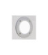 Leti 100mm Round Opal LED GX53 3W Recessed Wall Light Grey IP66