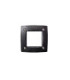 Leti 100mm Square LED GX53 3W CCT Recessed Wall Light Black IP66-1