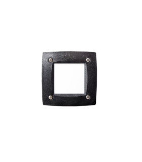 Leti 100mm Square LED GX53 3W CCT Recessed Wall Light Black IP66-1