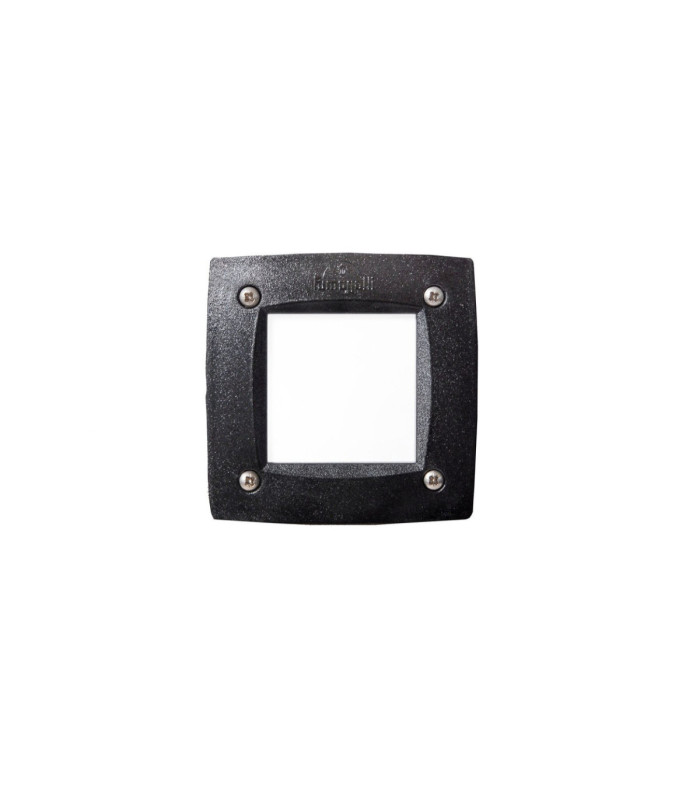 Leti 100mm Square LED GX53 3W CCT Recessed Wall Light Black IP66-1