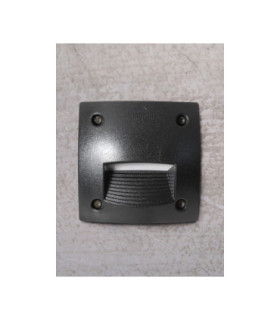Leti 100mm Square Eyelid Grill LED GX53 3W Recessed Wall Light IP66