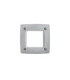 Leti 100mm Square LED GX53 3W Recessed Wall Light Grey IP66