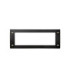 Leti 300mm Opal LED GX53 6W CCT Recessed Wall Light Black IP66-1
