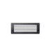 Leti 300mm Grill Opal LED GX53 6W CCT Recessed Wall Light Black IP66-1