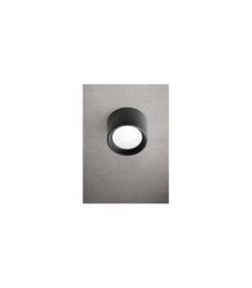 Livia 160mm Surface Mounted 7W LED Black IP55