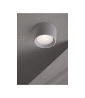 Livia 160mm Surface Mounted 7W LED Grey IP55
