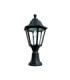 Lot/Noemi Clear 30w 3K Pedestal Light E27 Black IP55-1