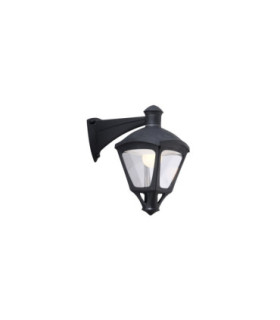Midipilar Sergio 15W CCT Wall Lantern Light Black IP56-2
