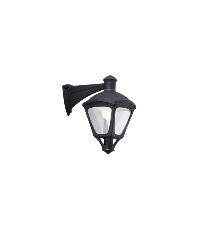 Midipilar Sergio 15W CCT Wall Lantern Light Black IP56-2