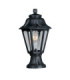 Mikrolot Anna Clear Pedestal Light E27 Black IP55-1