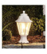 Mikrolot Anna White Clear Pedestal Light E27 IP55-3