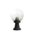 Mikrolot Base Clear Sphere Pedestal Light E27 Black IP55