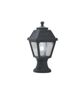 Mikrolot Mary Pedestal Light E27 Black IP55-1