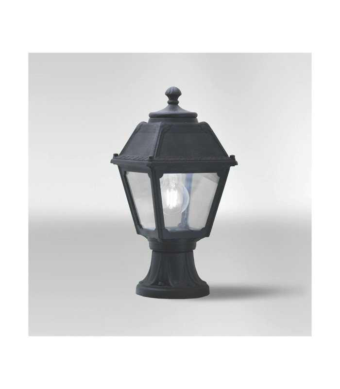 Mikrolot Mary Pedestal Light E27 Black IP55-2