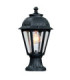 Mikrolot Saba Clear Pedestal Light E27 Black IP55-1