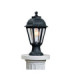 Mikrolot Saba Clear Pedestal Light E27 Black IP55-2