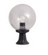 Minilot 300mm Clear Globe Pedestal Light IP55