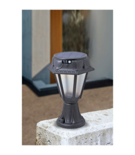 Minilot Rosetta 2W LED Solar Pedestal Light PIR Sensor CCT IP55-2