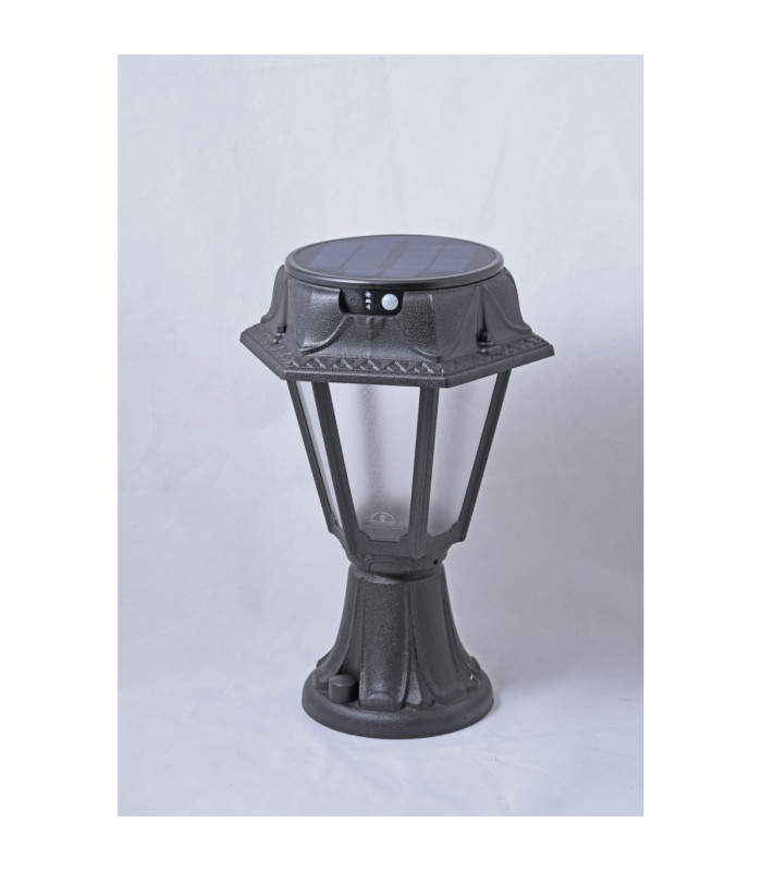 Minilot Rosetta 2W LED Solar Pedestal Light PIR Sensor CCT IP55-3