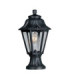 Minilot Rut Clear Pedestal Light E27 Black IP55-1