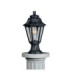 Minilot Rut Clear Pedestal Light E27 Black IP55-2
