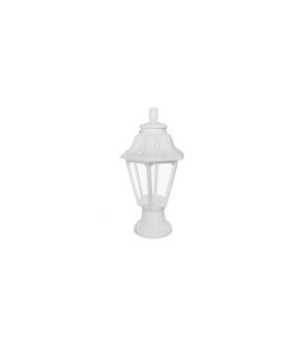 Minilot Rut Clear Pedestal Light E27 White IP55