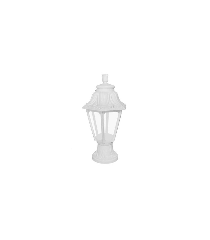 Minilot Rut Clear Pedestal Light E27 White IP55