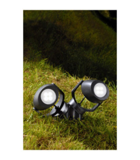 Minitommy GU10 CCT Twin Spike Spotlight Black IP66-2