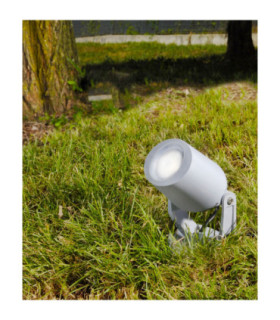 Minitommy Spike Light Frosted LED GU10 3.5W Spotlight Grey IP66-2