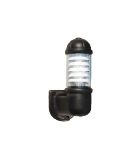 Mirella Clear E27 Wall Light Black IP55