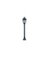 Mizar Anna Clear E27 8.5W CCT Bollard Post Light Black IP55-1