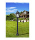 Mizar Anna Clear E27 8.5W CCT Bollard Post Light Black IP55-3