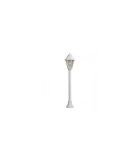 Mizar Anna Clear E27 6W Bollard Post Light White IP55