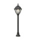 Mizar Cefa Clear E27 8.5W CCT Bollard Post Light Black IP55