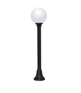 Mizar Opal E27 8.5W CCT Bollard Post Light Black IP55
