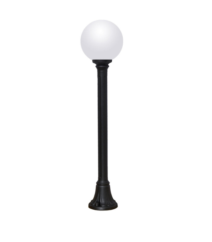 Mizar Opal E27 8.5W CCT Bollard Post Light Black IP55