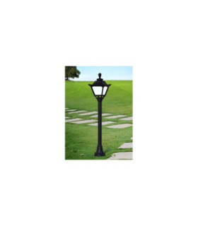 Mizar Golia Clear E27 8.5W CCT Bollard Post Light Black IP55-2