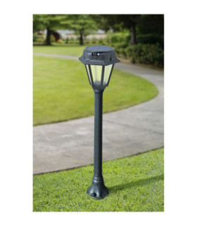 Mizar Rosetta 2W LED Solar PIR Sensor CCT Bollard Post Light IP55-2