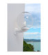 Nardo Clear 250mm Globe Wall Globe Light Grey IP55