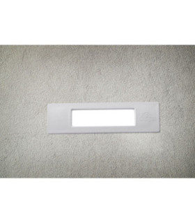 Nina 190mm Opal Recessed Wall Light LED RS7 8.5W CCT Grey IP55