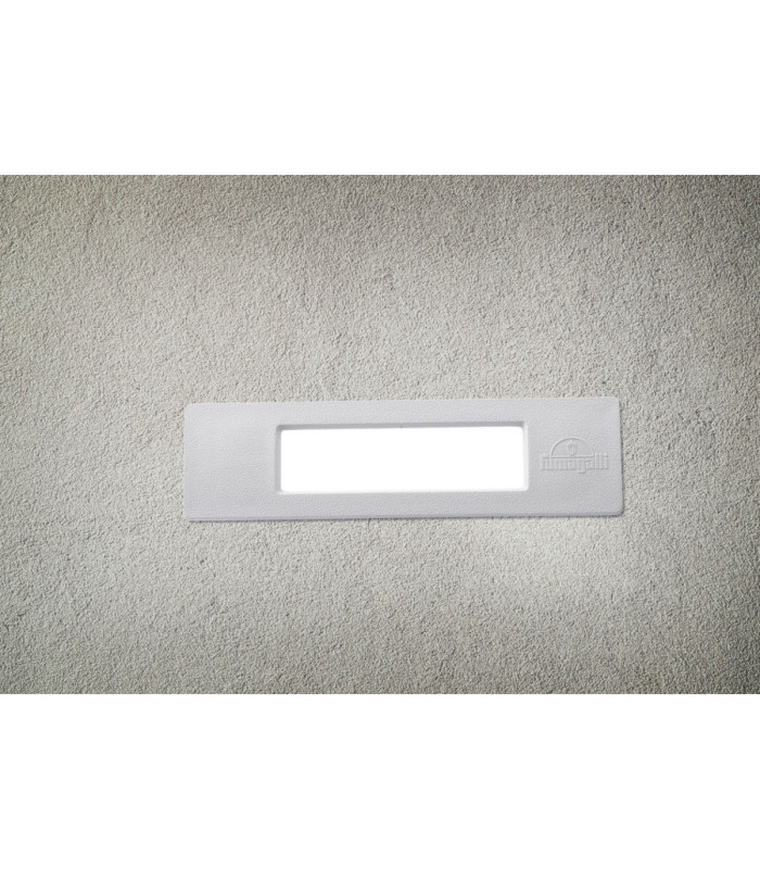 Nina 190mm Opal Recessed Wall Light LED RS7 8.5W CCT Grey IP55