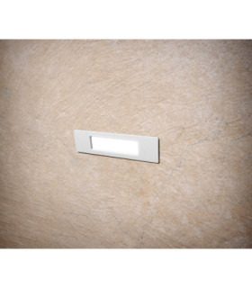 Nina 190mm Opal Recessed Wall Light LED RS7 8.5W CCT White IP55