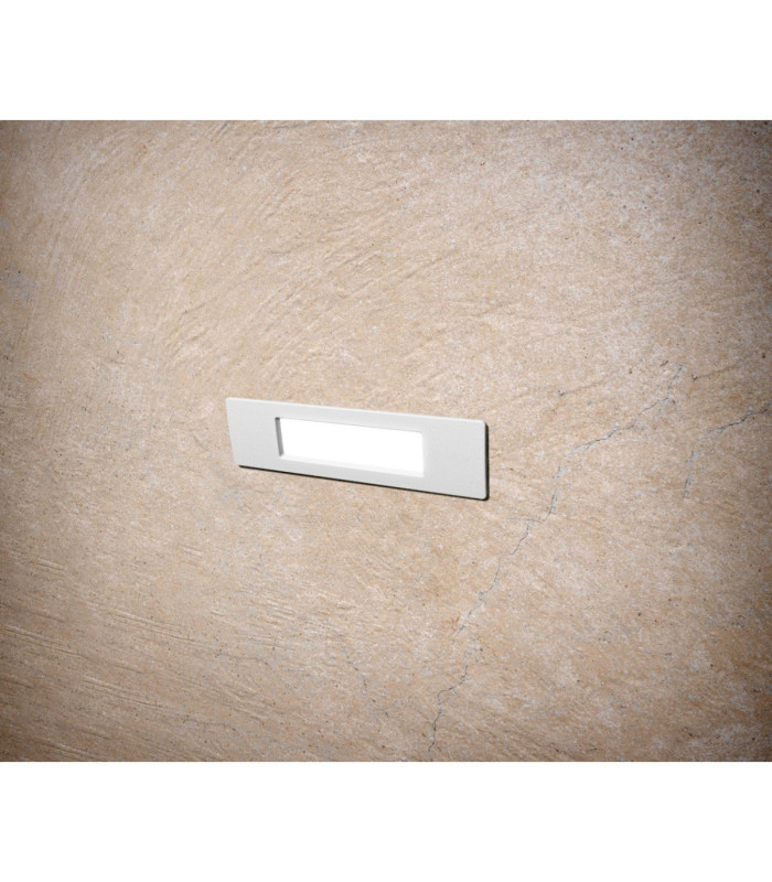 Nina 190mm Opal Recessed Wall Light LED RS7 8.5W CCT White IP55