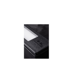 Nina 270mm Opal Recessed Wall Light LED RS7 10.5W CCT Black IP55-2