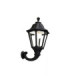 Ofir Noemi Clear 15W Wall Lantern Light Black IP55-1