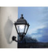 Ofir Simon Clear E27 15W Wall Lantern Light Black IP55-3